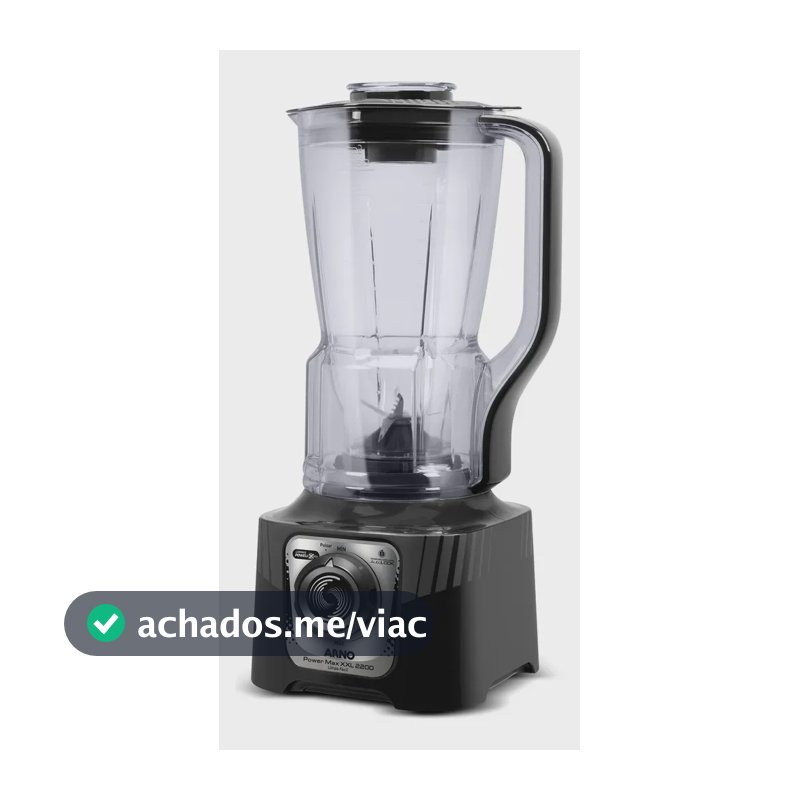 Liquidificador Arno Power Max Xxl 2200 Preto Ln88 Preto