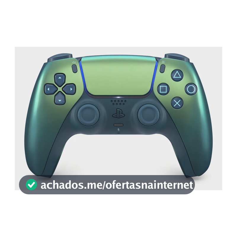Controle sem fio DualSense Chroma Teal PS5 Sony CFI-ZCT1W cor verde