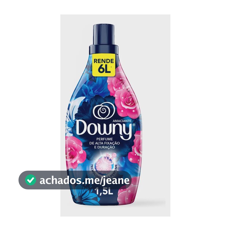 Amaciante Downy Concentrado Brisa Intenso 1.5L Rende 6L