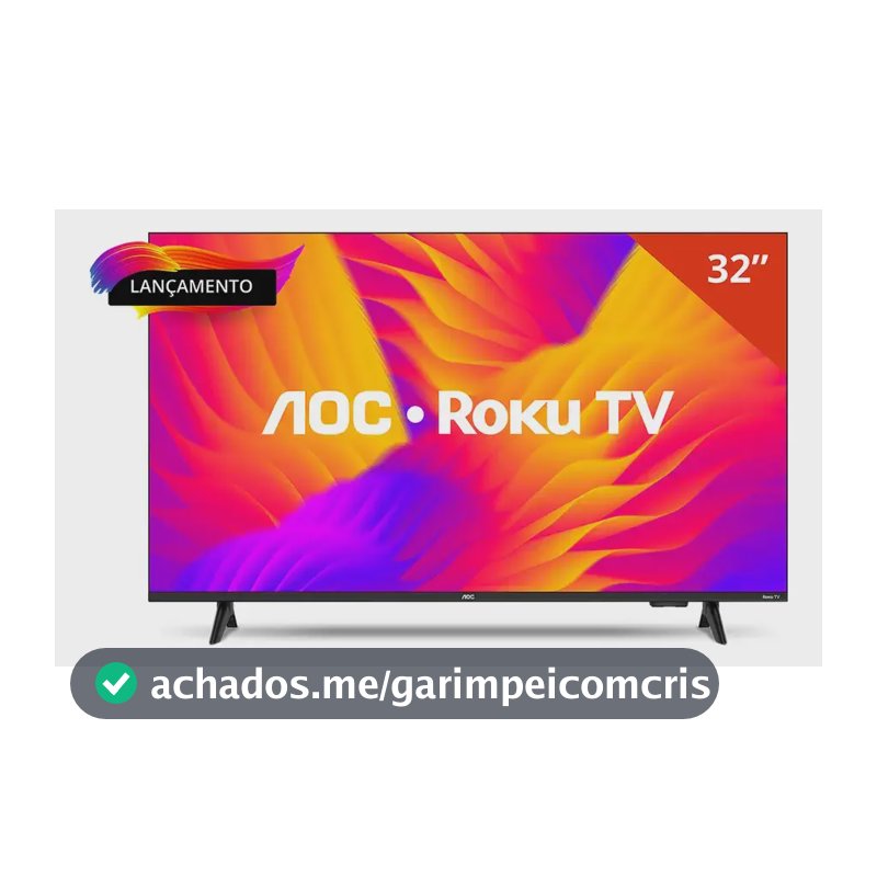 Smart Tv Aoc Dled 32 Wi-fi Roku Tv Quad Core 32s5155/78g