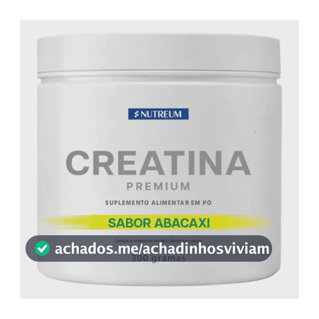 Creatina Monohidratada Premium 300g Sabor Abacaxi