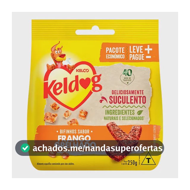 Bifinho Keldog Frango Grelhado 250 Gr