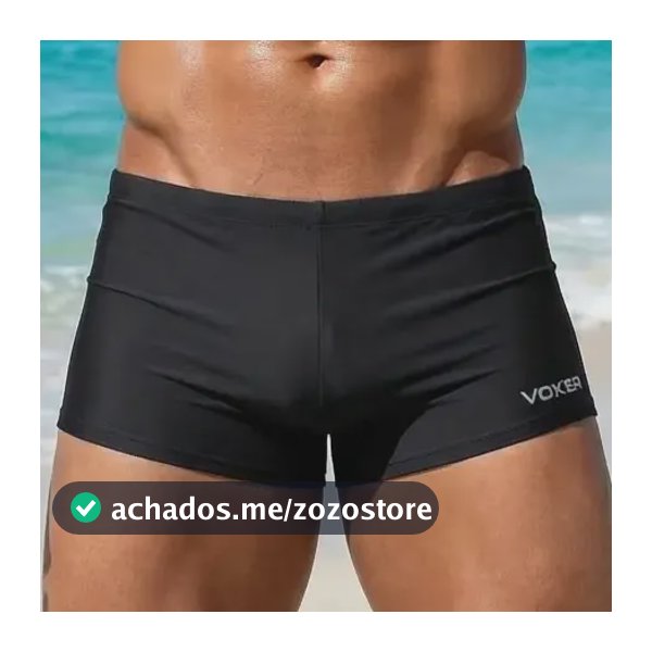 Sunga Boxer Masculina Poliamida Moda Praia Verão Voker