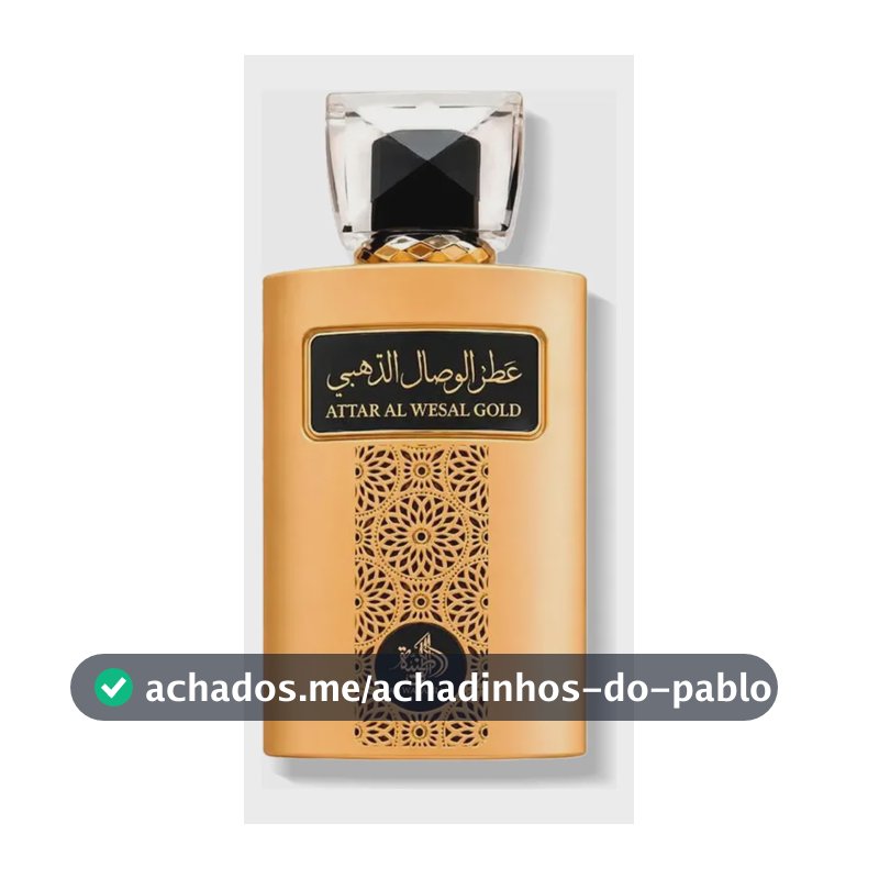 Perfume Al Wataniah Attar Al Wesal Gold Edp Masculino -100ml