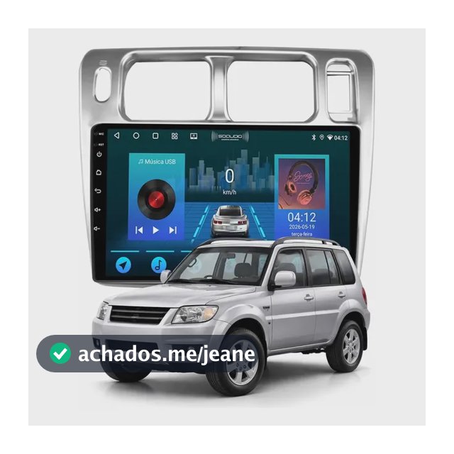Multimídia G2 Pajero Tr4 2004 A 2015 2+64gb Quadcore Gps 9p
