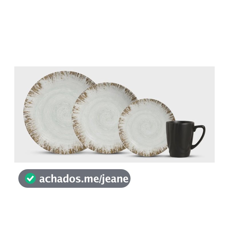 Aparelho De Jantar De Seycheles Alleanza 16 Un Branco Geométrico