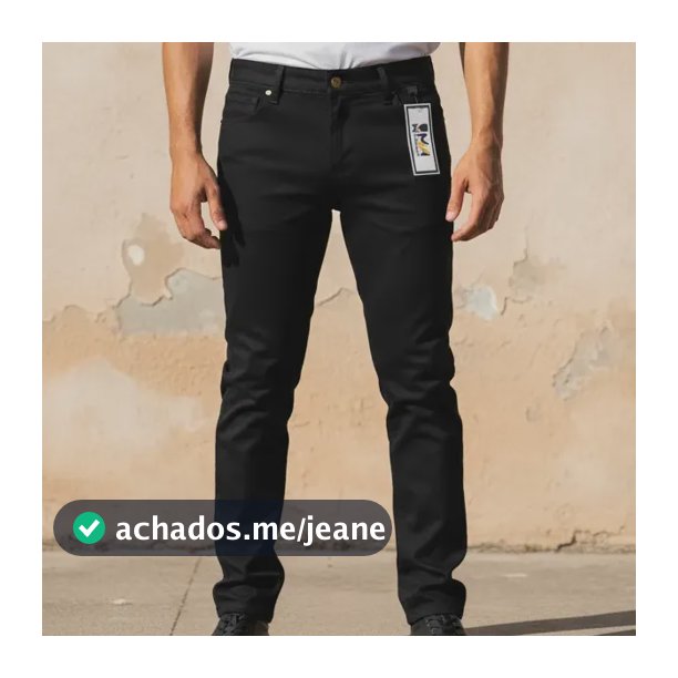 Calça Masculina Jeans Com Elastano Tradicional Serviço