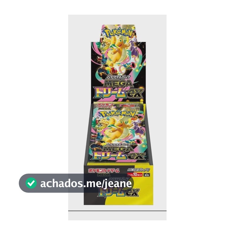 Box Pokémon Mega Dream Ex High Class Pack Japonês Lacrada Mega Dream Ex High Class Pack Box Japonês