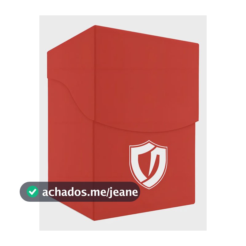 Deck Box Central Commander 100+ Vermelho Ideal Para Magic Pokémon Yu-Gi-Oh