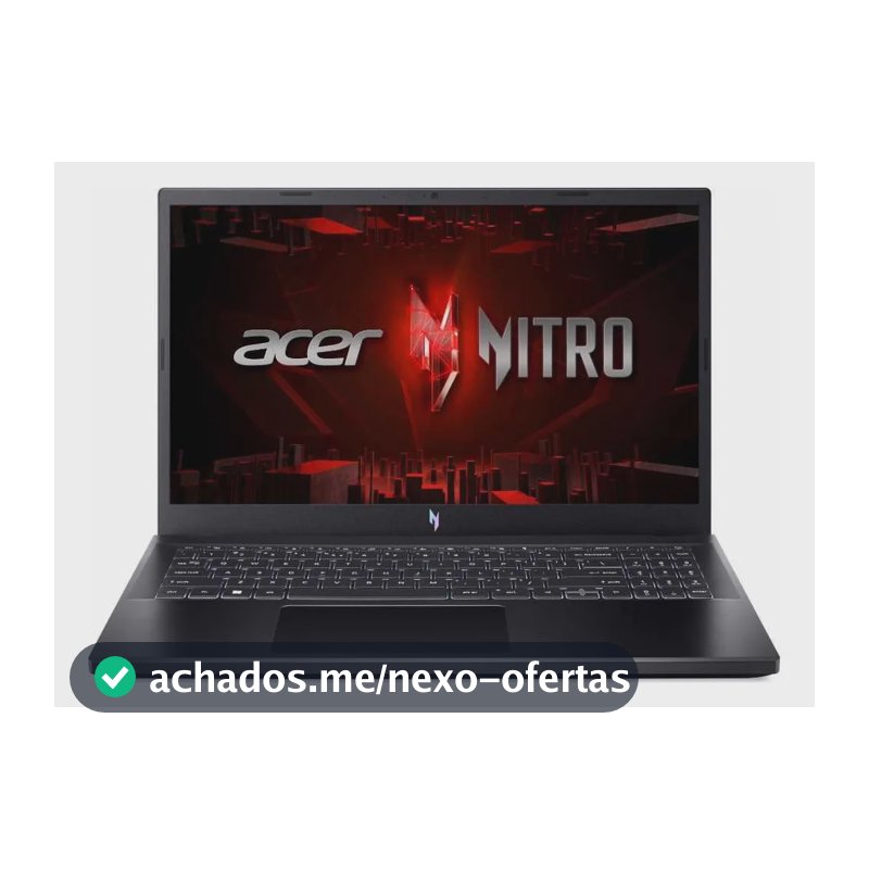 Notebook Gamer Acer Nitro V ANV15-51-57WS Intel® Core™ i5-13420H 13ªGeração 512SSD 8GB Nvidia® GeForce® RTX 3050 GDDR6 Linux Gutta 15,6'