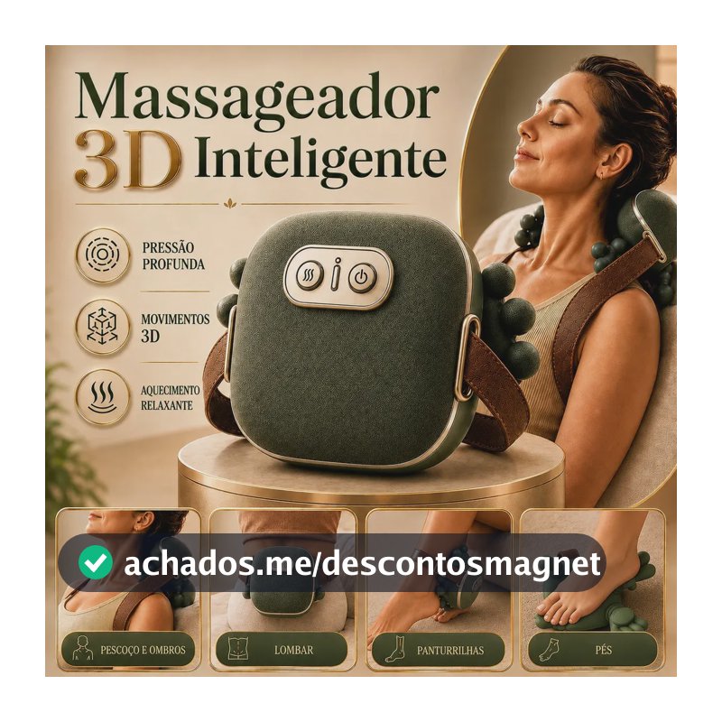 Massageador Elétrico para Pescoço e Ombros com Aquecimento DOK MEDICAL SUPPLIES