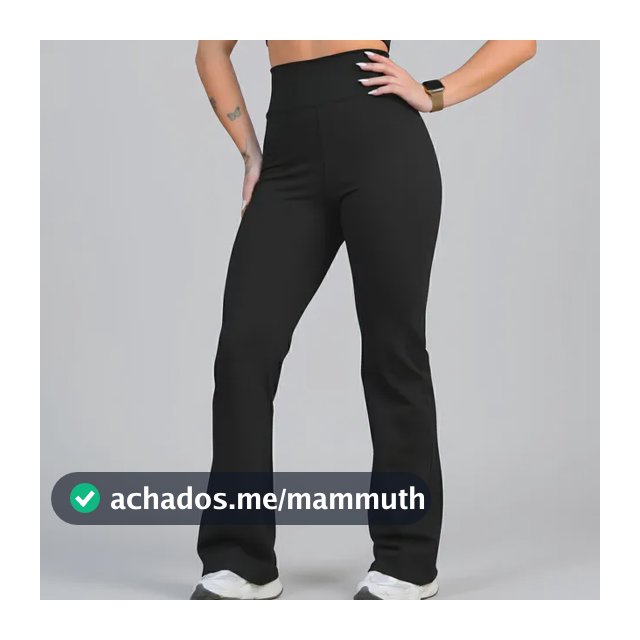 Calça Legging Leg Flare Zero Transparência Grossa Academia