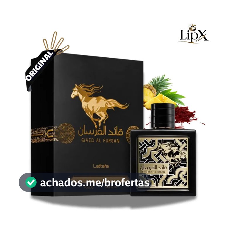 Perfume Árabe Qaed Al Fursan EDP Masculino Eau de parfum 90ML