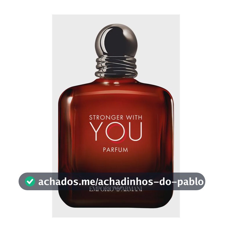 Armani Beauty Perfume Masculino Stronger With You Parfum 100ml