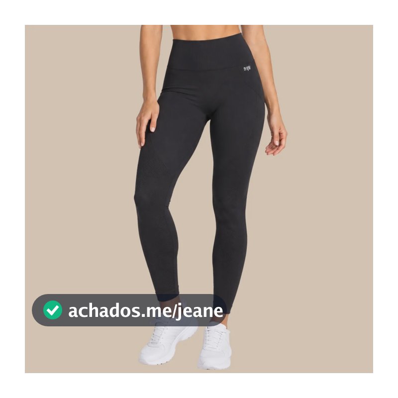 Calça Legging Trifil Af Fitness Academia Preto Liso G