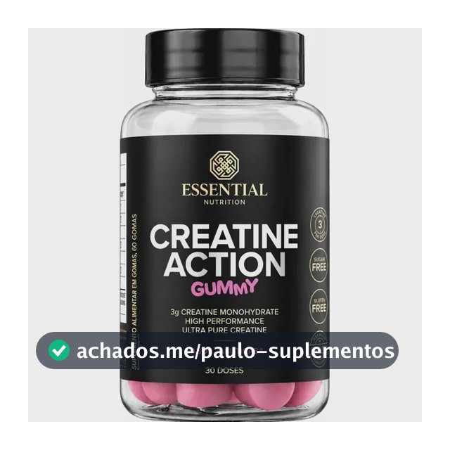 Creatine Action Gummy Essential Nutrition Creatina Em Gomas