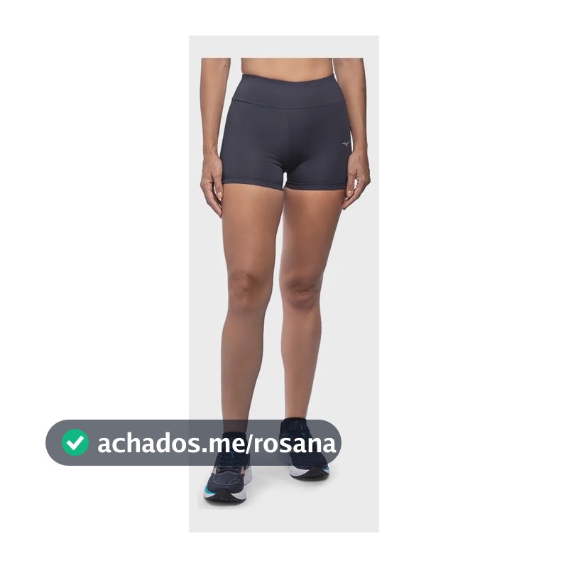Shorts Feminino Essence Mizuno Aznoit Liso Gg