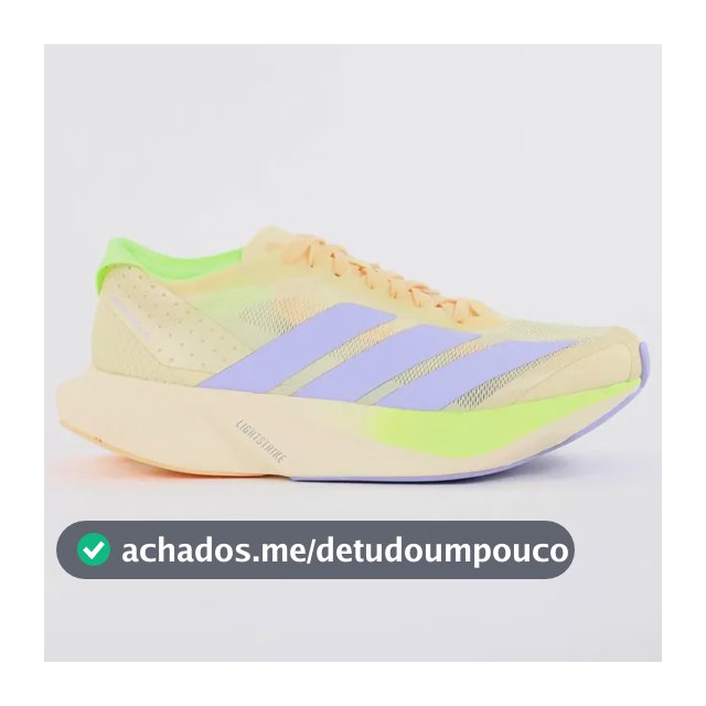 Tênis adidas Adizero Drive Rc Neon Corrida Treino Amarelo Amarelo 38 Br