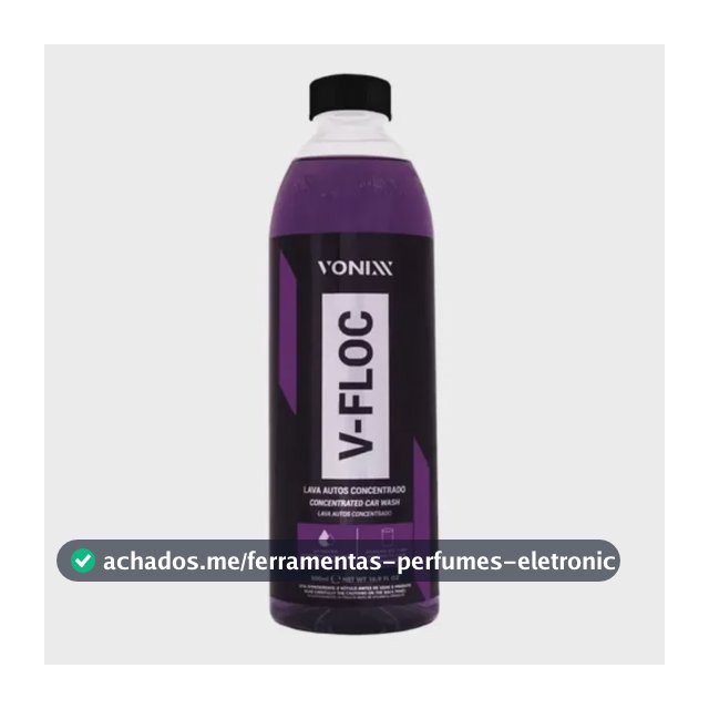 Shampoo V-floc 500ml - Vonixx Lava Auto Technoauto