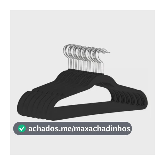 Kit 30 Cabides Veludo Antideslizante Adulto Preto E Bege