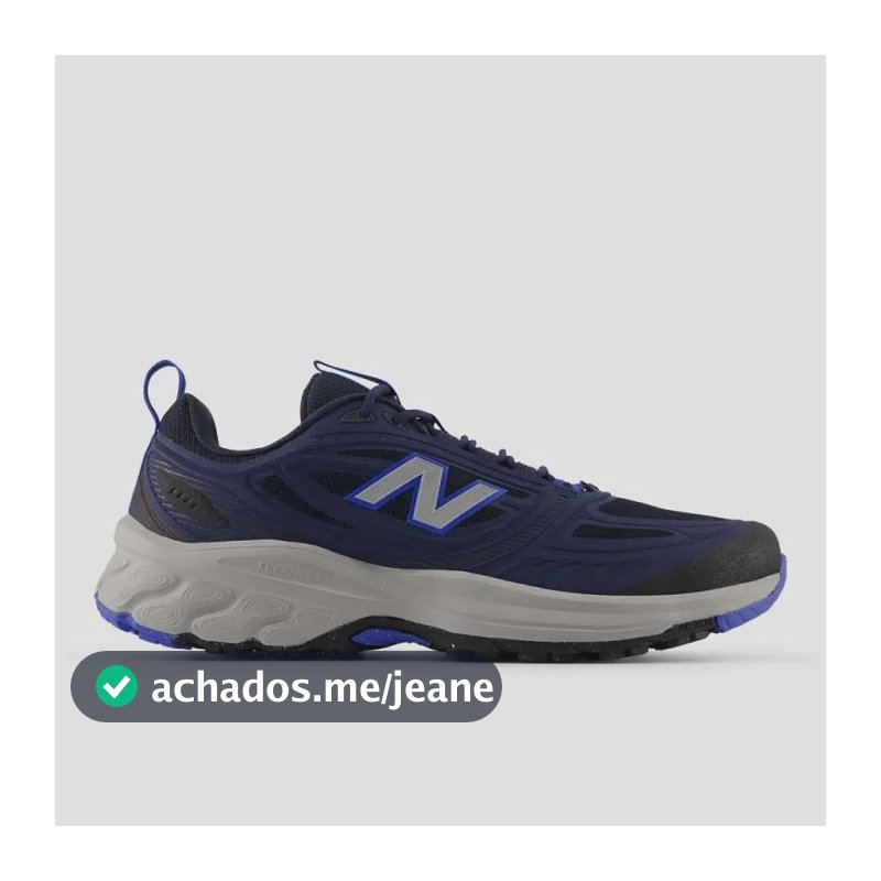 Tênis Masculino Fresh Foam 410v9 New Balance Azul-marinho Liso 39 Br