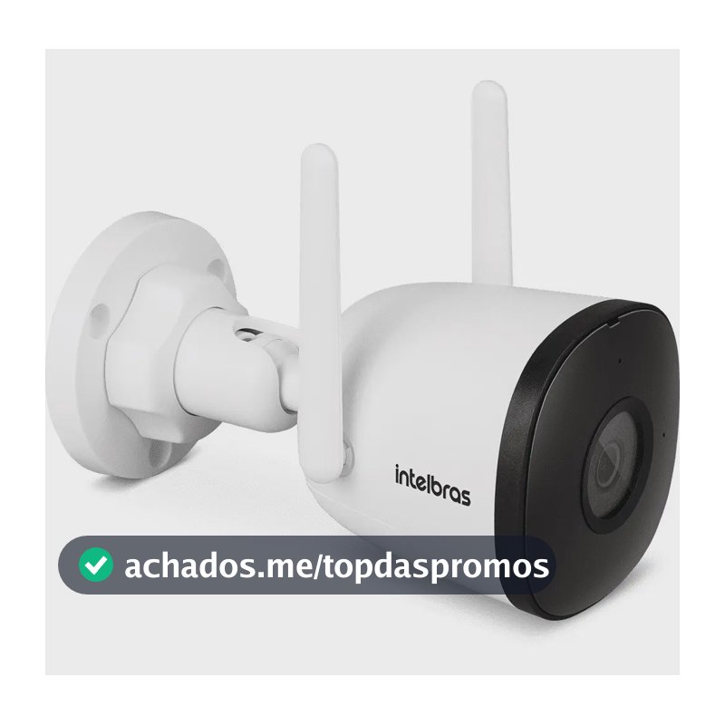 Câmera Inteligente Intelbras iM5SC con Wi-Fi Full HD color Branca