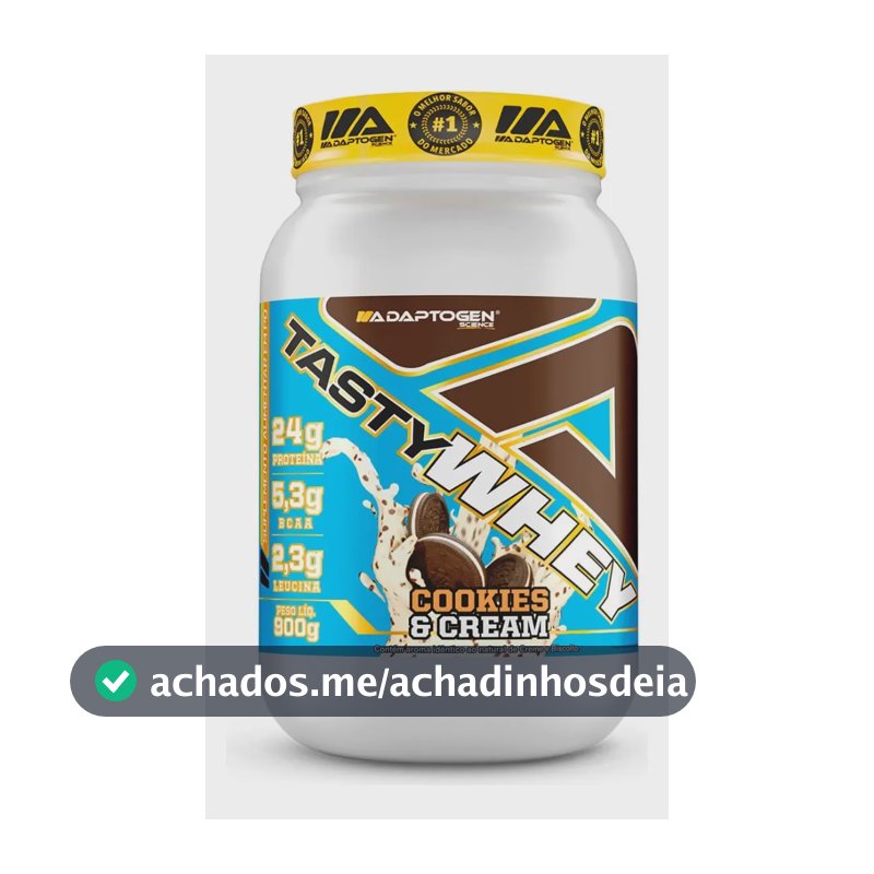 Tasty Whey 3w Adaptogen Pote 900g Sabor Cookies & Cream Cookies And Cream