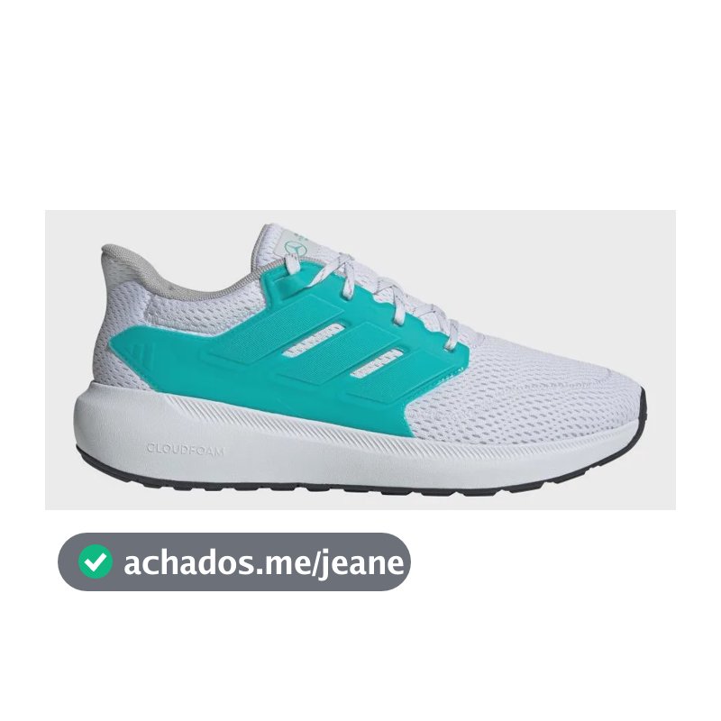 Tênis Ultimashow 2.0 Mercedes Amg Petronas Formula 1  adidas Branco / Cloud White / Semi Mint Rush / Core Black 41 Br