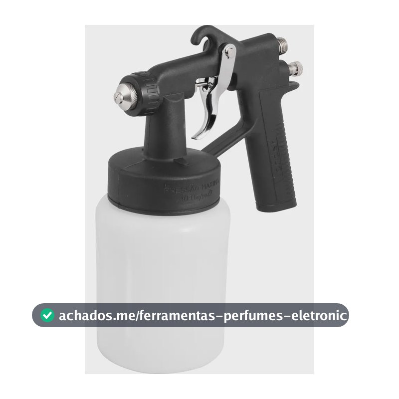 Pistola De Pintura C/ Caneca Plástica Ar Direto Ppv90 Vonder
