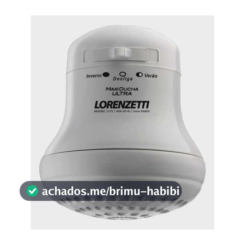 Chuveiro Elétrico De Parede Lorenzetti Maxi Ducha 5500w