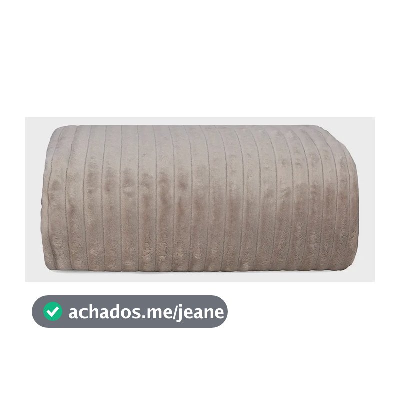 Cobertor Neo Mares Canelado 300g/m² Solteiro 150x220 Camesa