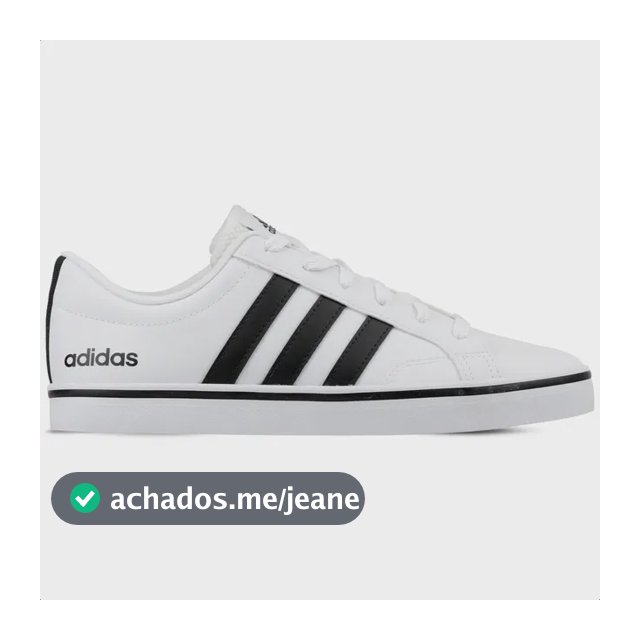 Tênis Masculino adidas Vs Pace Branco Baixo Casual Conforto