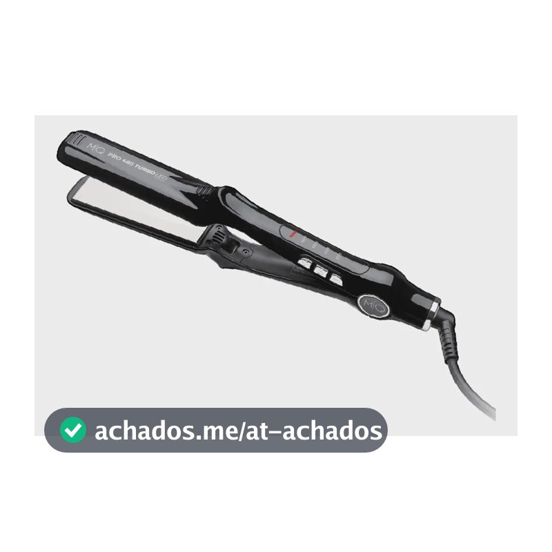 Chapinha Profissional MQ Pro 480 Turbo Cor Black E Detalhes Silver