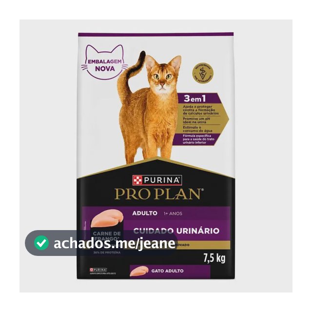 Alimento Pro Plan OptiTract Urinary para gato adulto de raza todos os tamanhos sabor frango y arroz