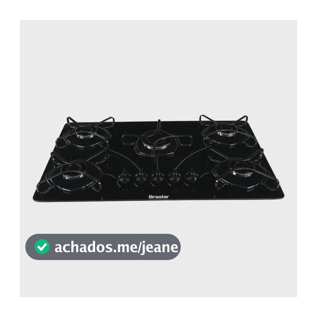 Braslar Pop 5 Bocas Preto 127/220v
