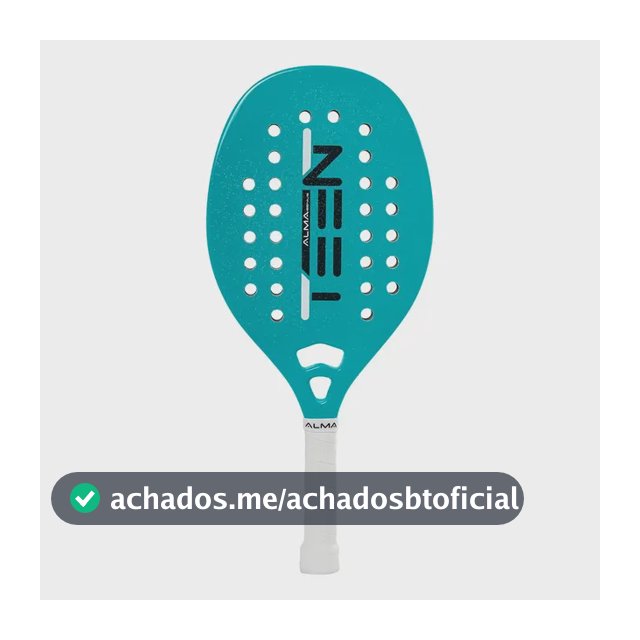 Raquete Beach Tennis Verde Infantil Teen Alma 1k Alma Genius