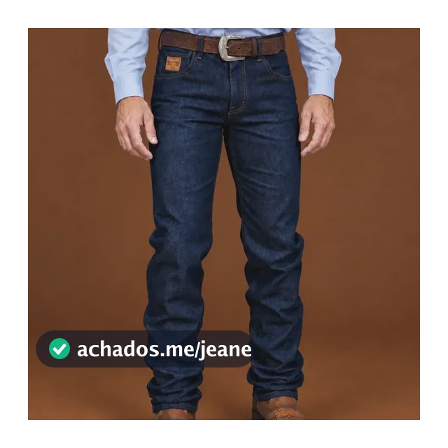 Calça Jeans Masculina Country Rodeio Reforçada Elastano