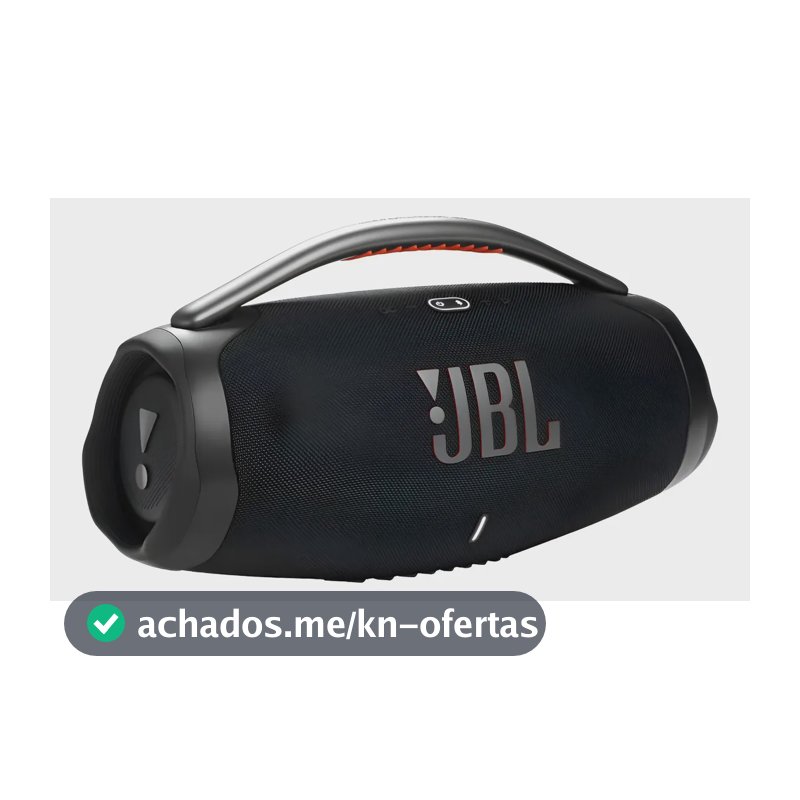 Caixa De Som Bluetooth Jbl Boombox 3 Preto Black 127/220v