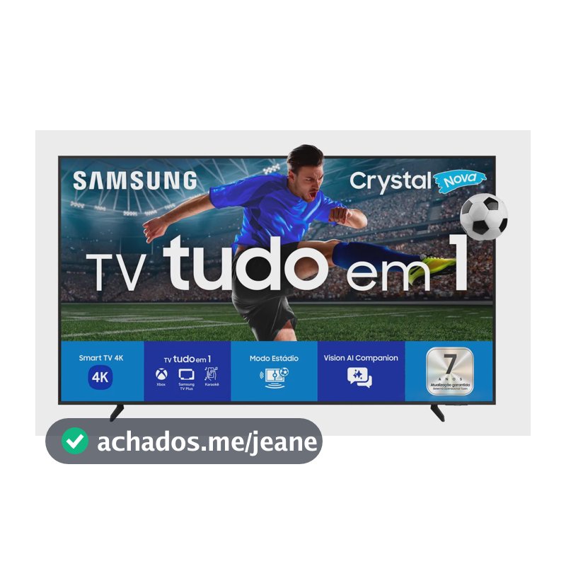 Smart Tv U8100f Crystal 75 Uhd 4k 2025 Preto Bivolt Samsung