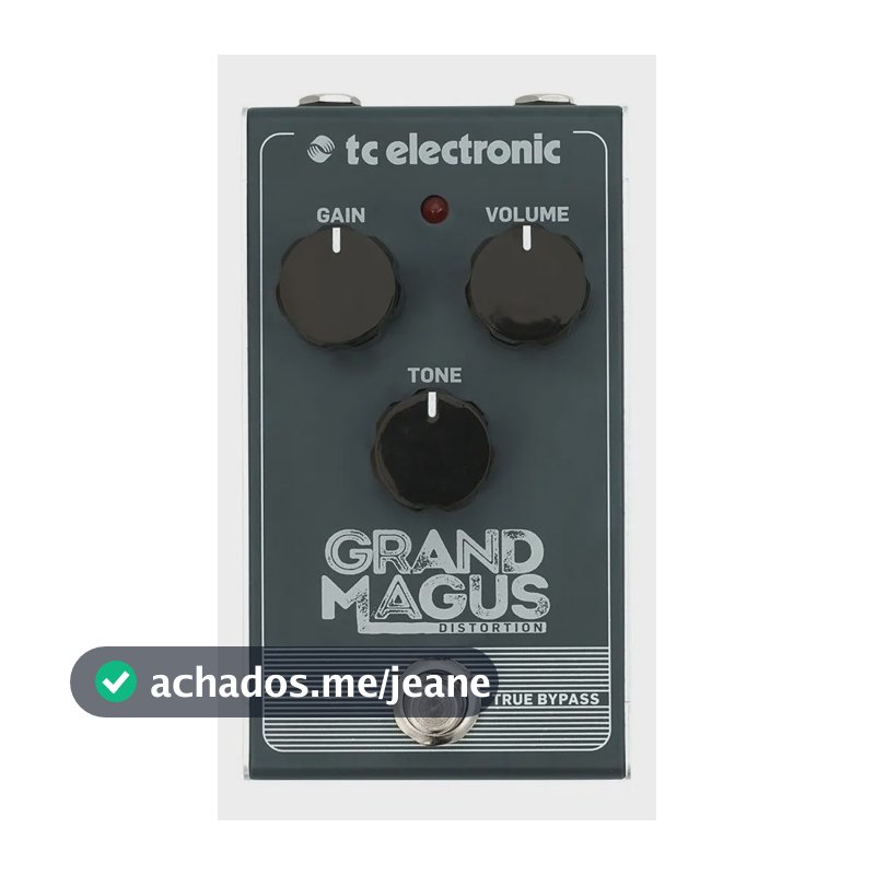 Pedal de efeito preto TC Electronic Grand Magus Distortion