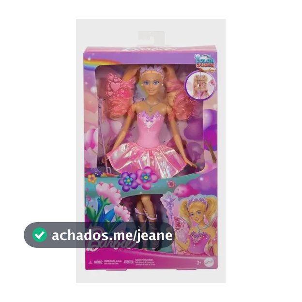 Barbie Fada Cores Mágicas - Mattel Jcp76