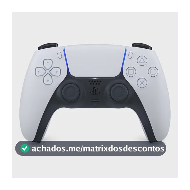 Controle Sony Dualsense Sem Fio White Ps5