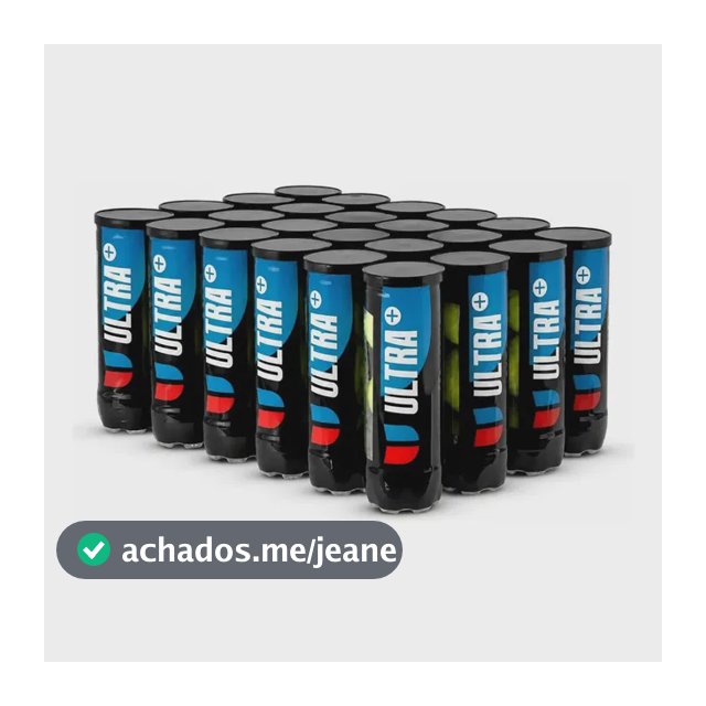 Bola De Tênis Ultra+ - Caixa Com 24 Tubos