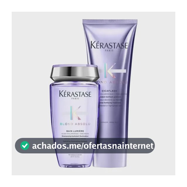 Kit Kérastase Blond Absolu Shampoo Lumiére E Cicaflash