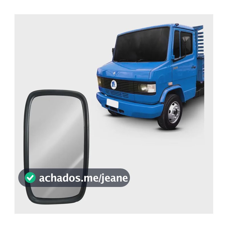 Espelho Retrovisor Plano Mb 608 709 710 712 714 912 914