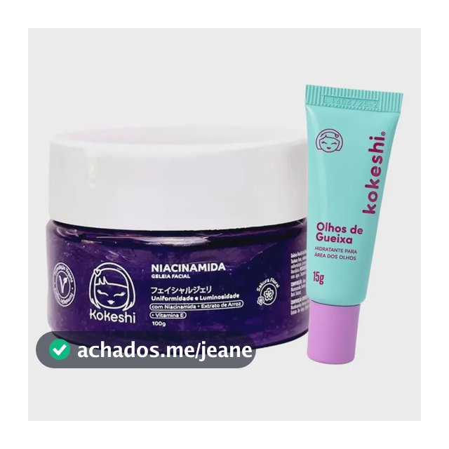 Kit Skin Care Geléia De Niacinamida Kokeshi