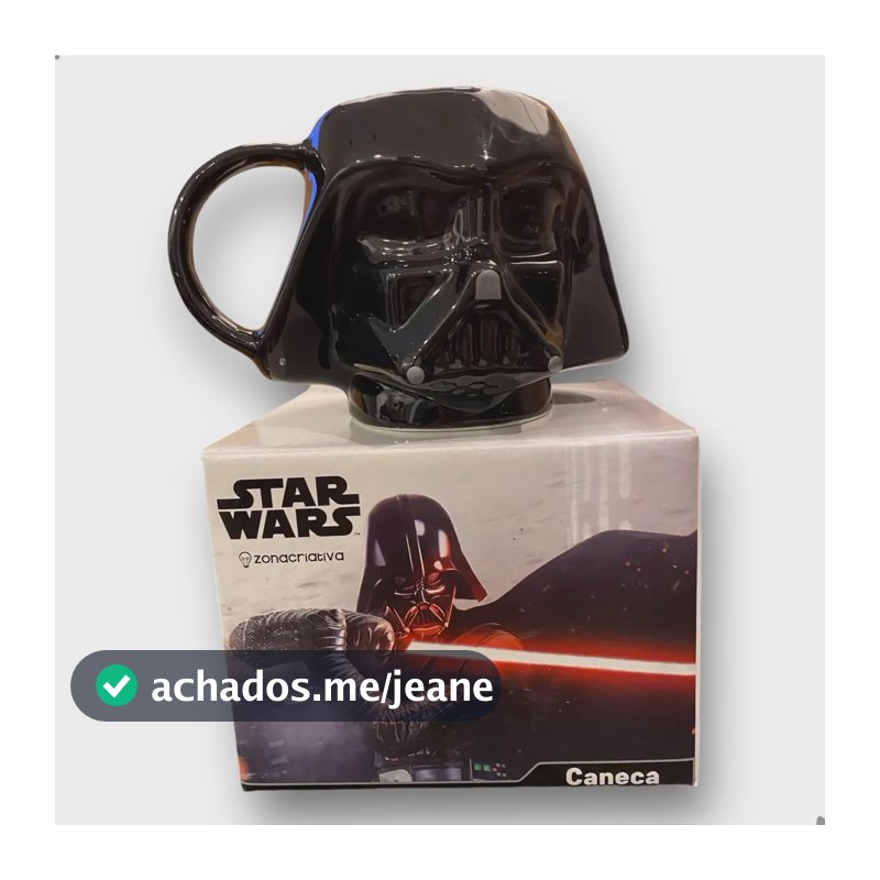 Caneca Star Wars Darth Vader 3d Geek Presente Cafe Diferente