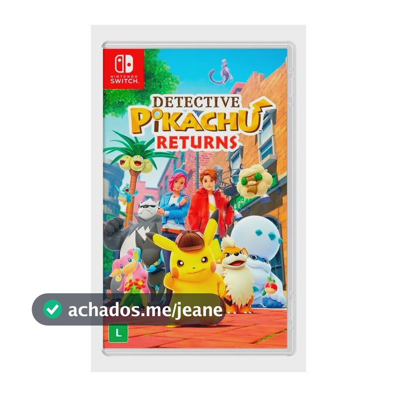 Jogo Detective Pikachu Returns - Nintendo Switch