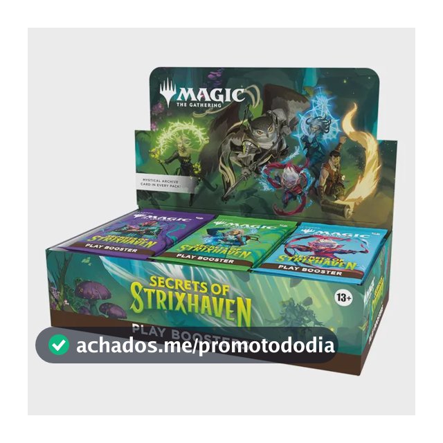Magic The Gathering Secrets Of Strixhaven - Play Booster Box Secrets Of Strixhaven - Play Box Inglês