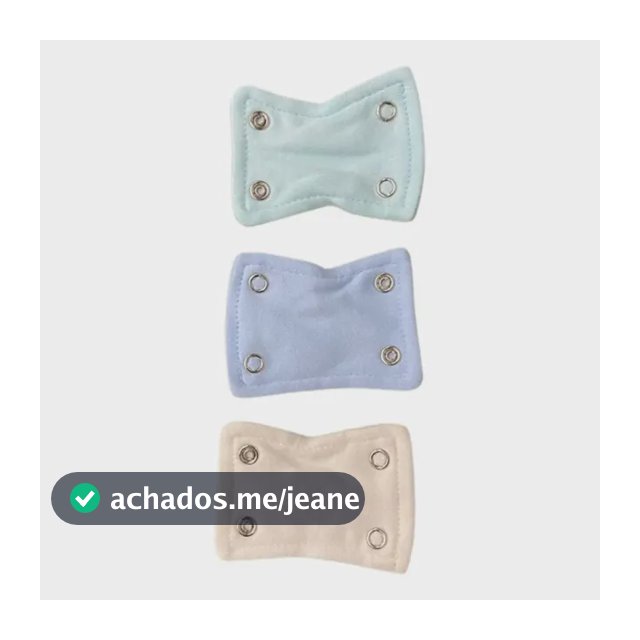 Kit 6 Un Extensor Body Bebe Botões De Pressão Em Aço Atacado